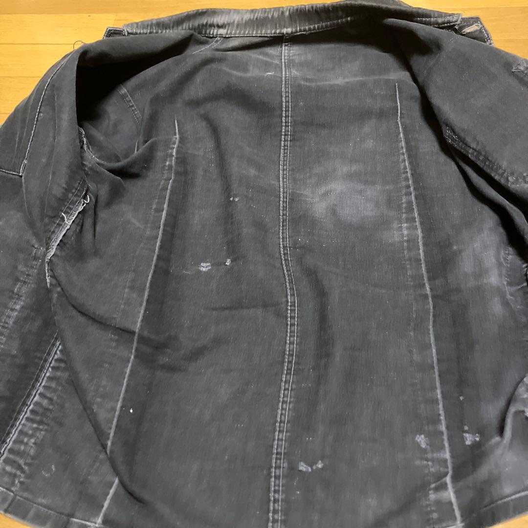 1950年代 ブラックモールスキン カバーオール