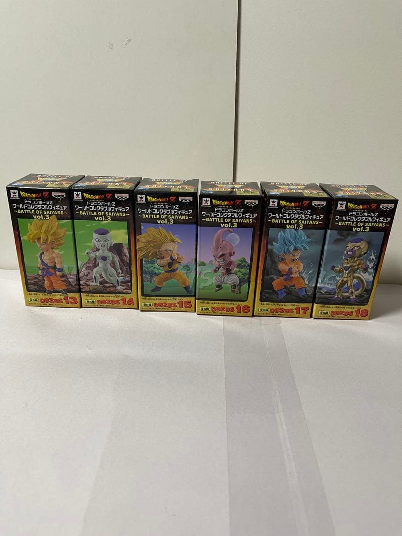ドラゴンボールZ ワールドコレクタブルBATTLE OF SAIYANS 6種