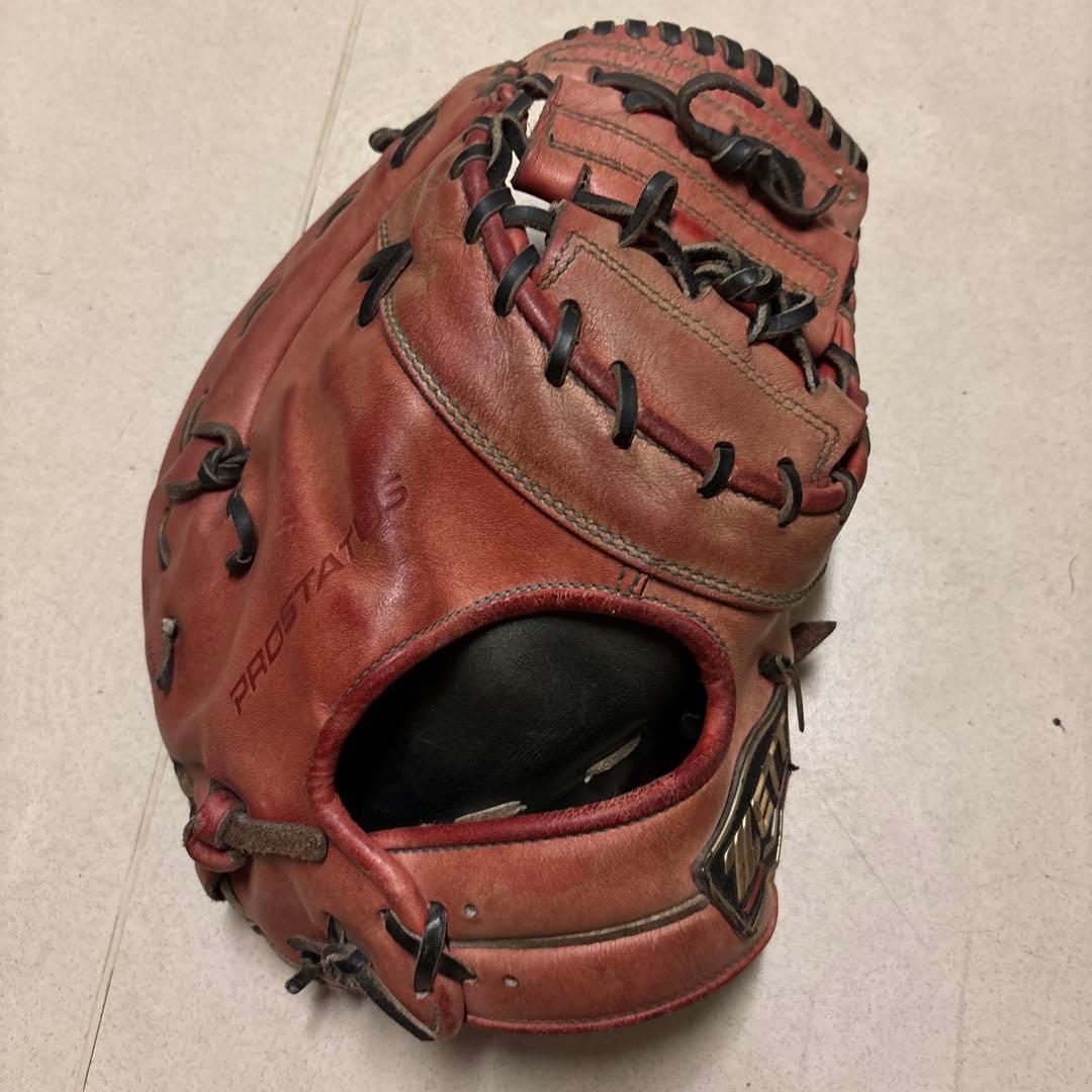 ZETT PROTAK 硬式グローブ 右投げ用 赤