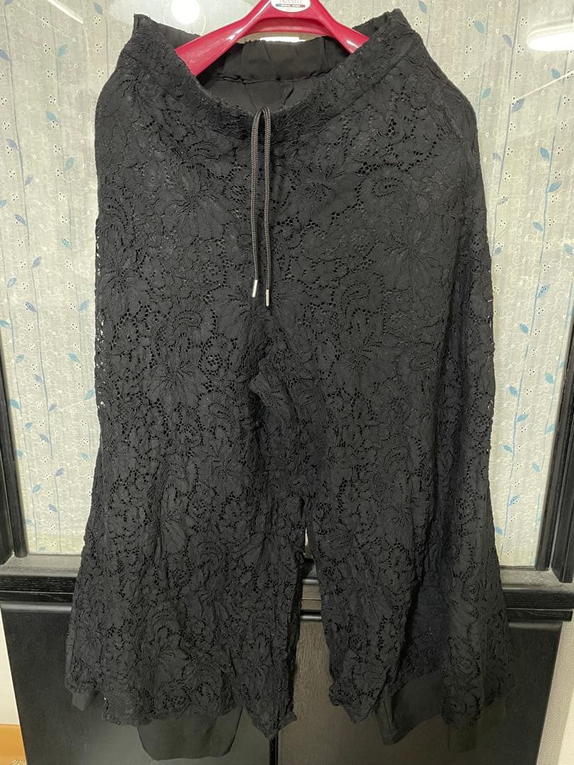 ililil イルイルイル レーステーラードジャケット レースワイドパンツ