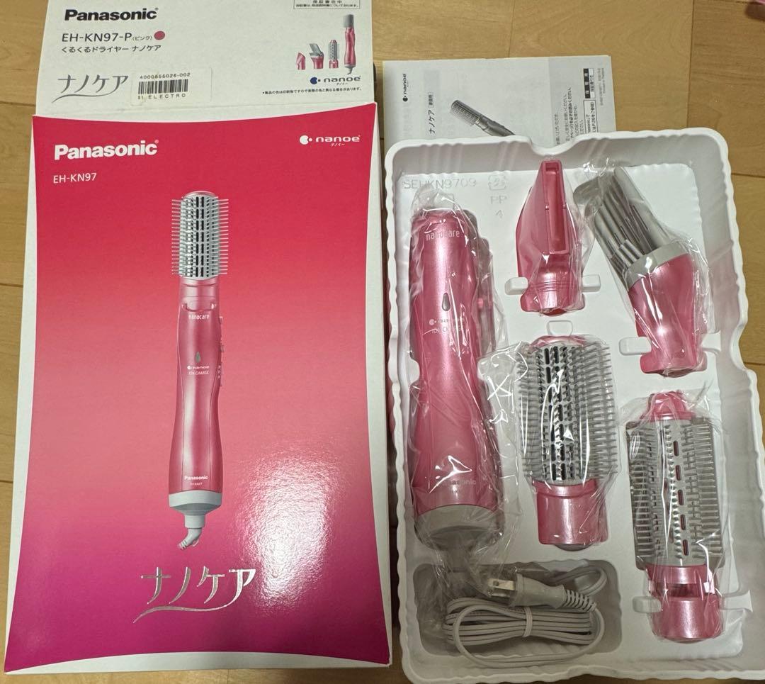 Panasonic くるくるドライヤー　ナノケア EH-KN97-P(ピンク)