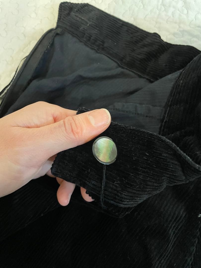 humoresque wide pants コーデュロイ