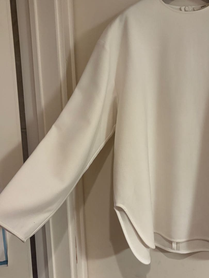 yori ダブルクロスTeeブラウス オーバーサイズ　フリーサイズ