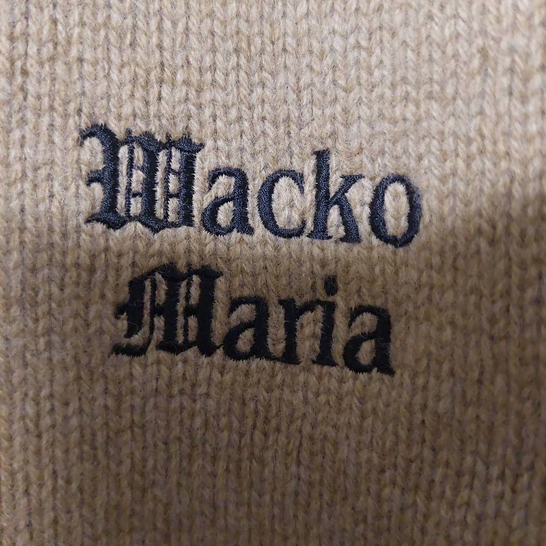 き*う様 Wacko Maria ベージュ クルーネックセーター