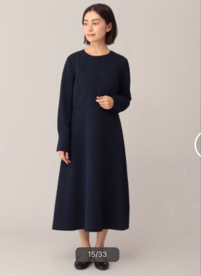 ミモレ丈 ジョーゼットワンピース UNTITLED