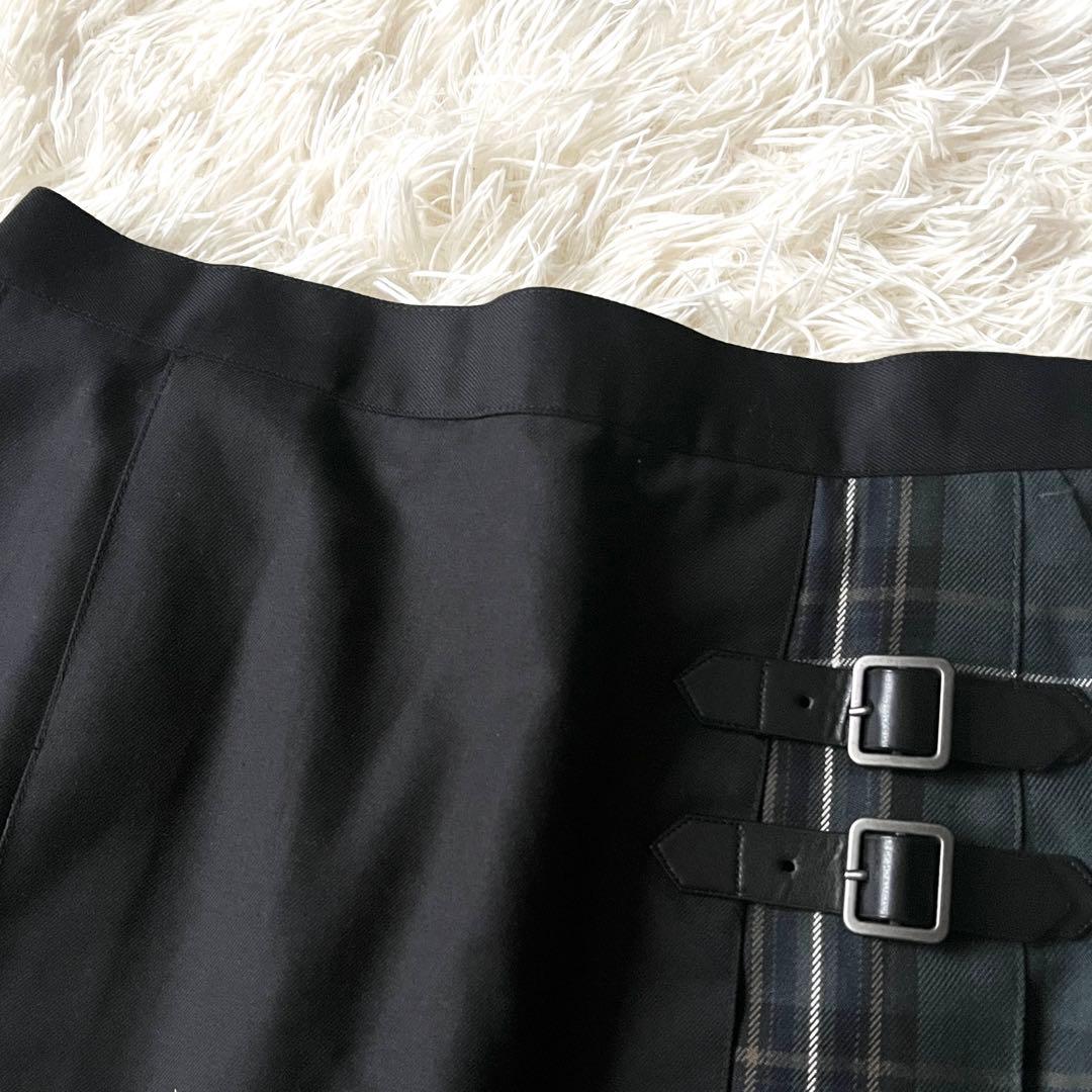 新品 EAST BOY スリザリン ミニスカート 無地×チェック ハリーポッター