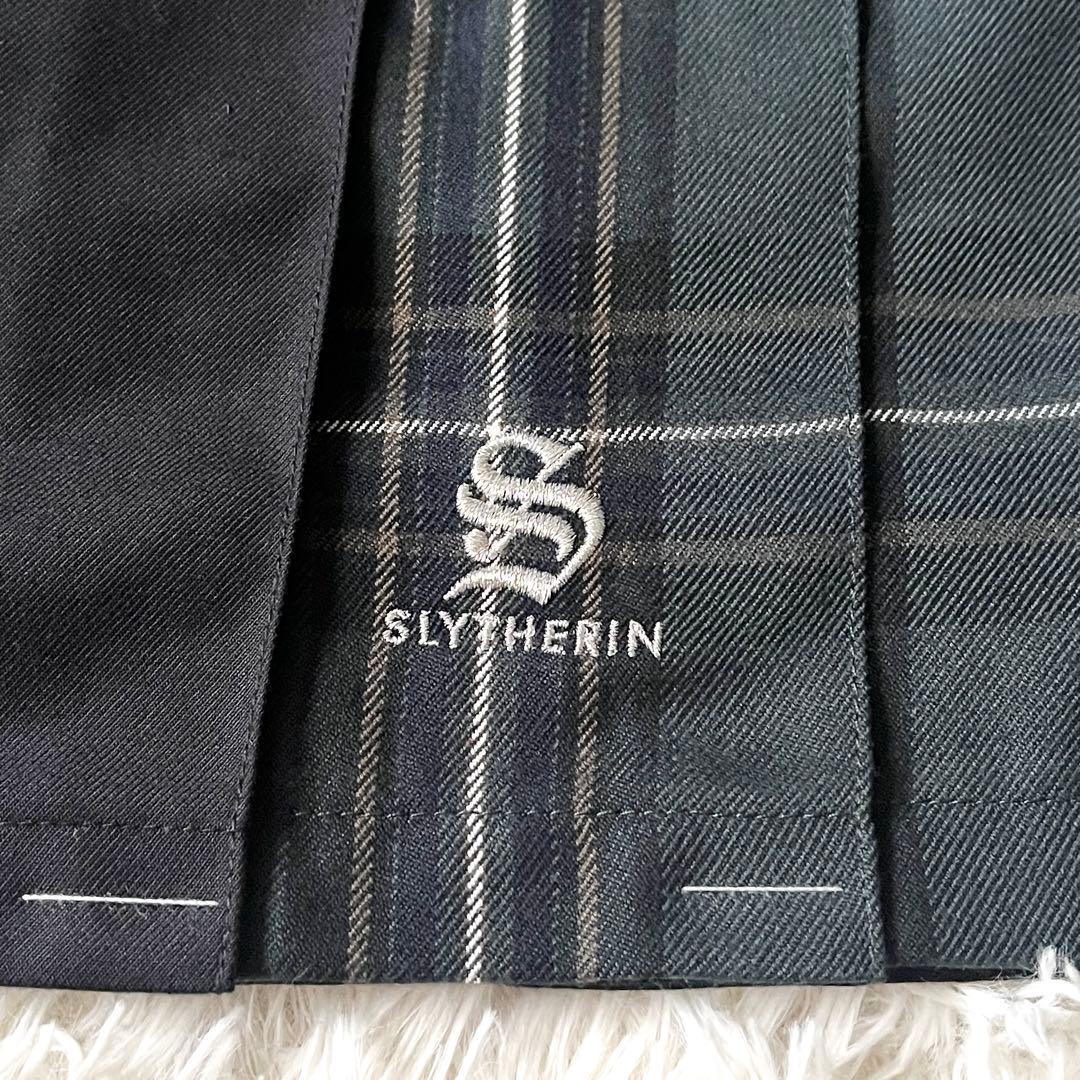 新品 EAST BOY スリザリン ミニスカート 無地×チェック ハリーポッター