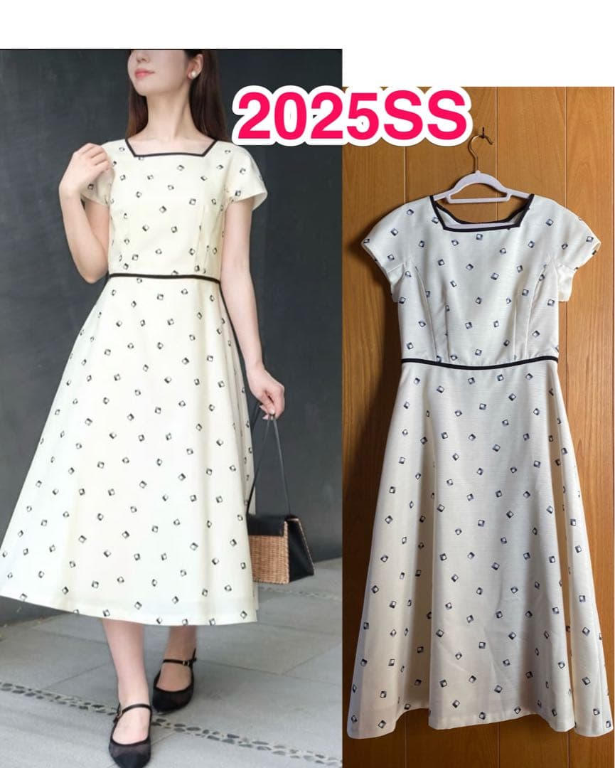 2025SSストロベリーフィールズ　キュービードロップワンピース