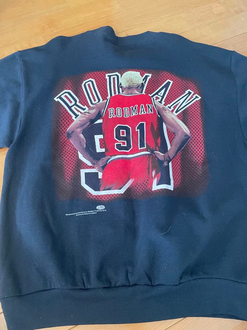 アメリカ製！DELTAデルタスウェットRODMAN 91 バックプリント