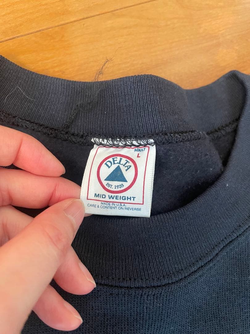 アメリカ製！DELTAデルタスウェットRODMAN 91 バックプリント