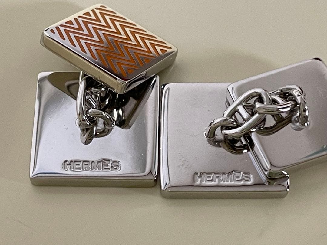 エルメス HERMES カフス カフリンクス 美品