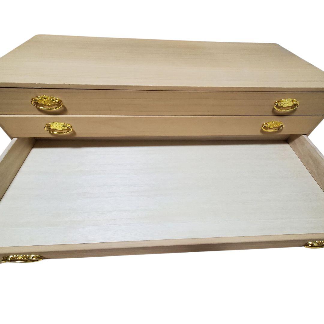 桐箪笥 桐だんす 着物たんす 和箪笥 三段 和モダン ヴィンテージ 収納家具