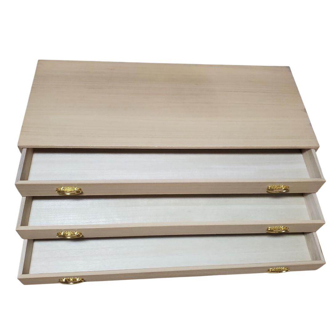 桐箪笥 桐だんす 着物たんす 和箪笥 三段 和モダン ヴィンテージ 収納家具