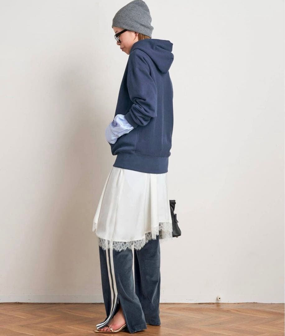 タグ付新品AP STUDIO Americana 1968フーディ ネイビー