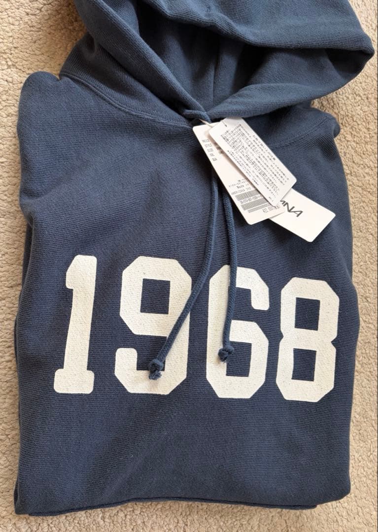 タグ付新品AP STUDIO Americana 1968フーディ ネイビー