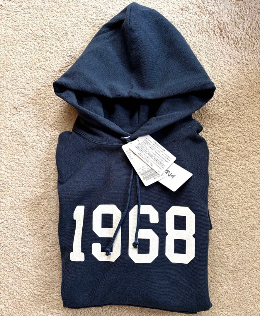 タグ付新品AP STUDIO Americana 1968フーディ ネイビー