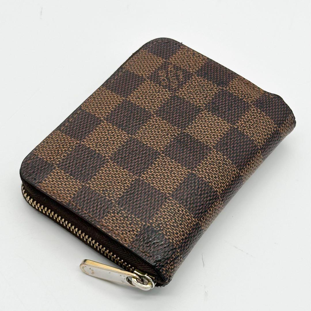 ルイヴィトン ジッピーパース ダミエ ブラウン 小銭入れ コンパクト