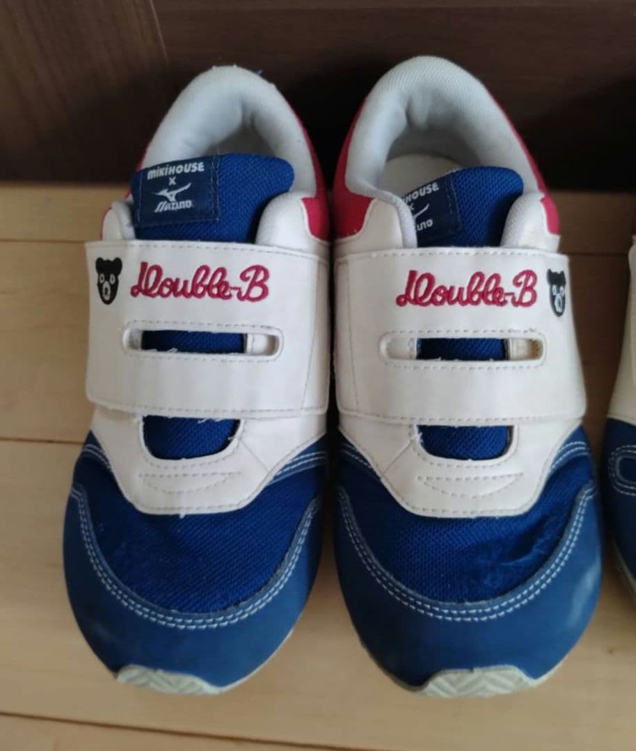 ♡ミキハウス×ミズノのコラボレーションシューズ☆サイズ17.5㌢☆未使用品