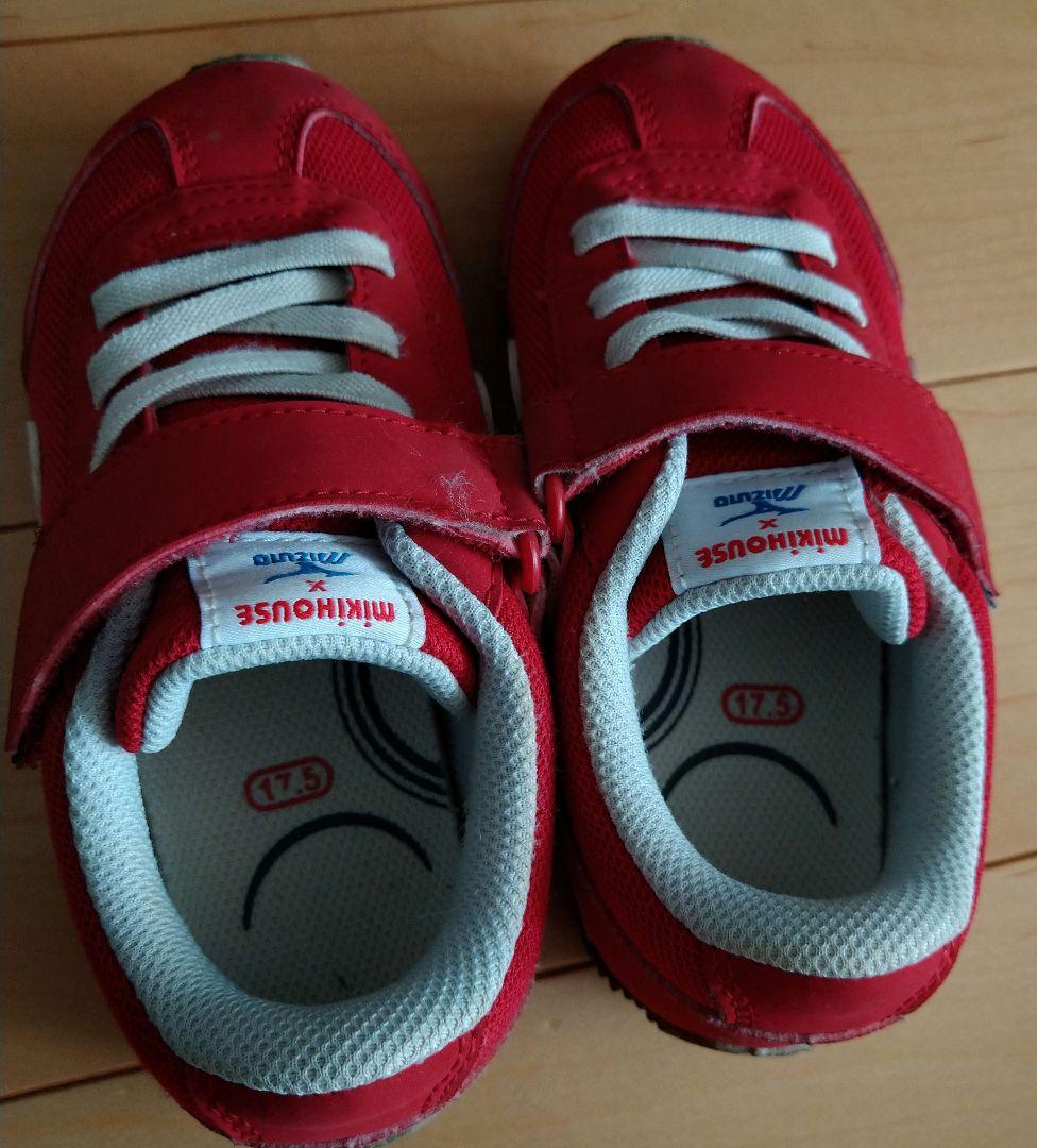 ♡ミキハウス×ミズノのコラボレーションシューズ☆サイズ17.5㌢☆未使用品