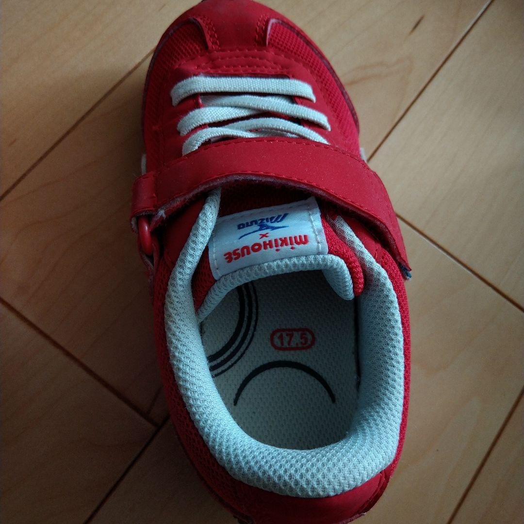 ♡ミキハウス×ミズノのコラボレーションシューズ☆サイズ17.5㌢☆未使用品