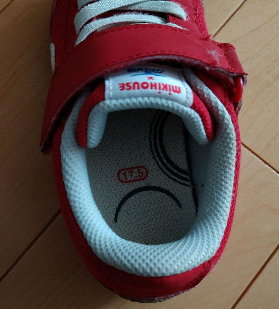 ♡ミキハウス×ミズノのコラボレーションシューズ☆サイズ17.5㌢☆未使用品