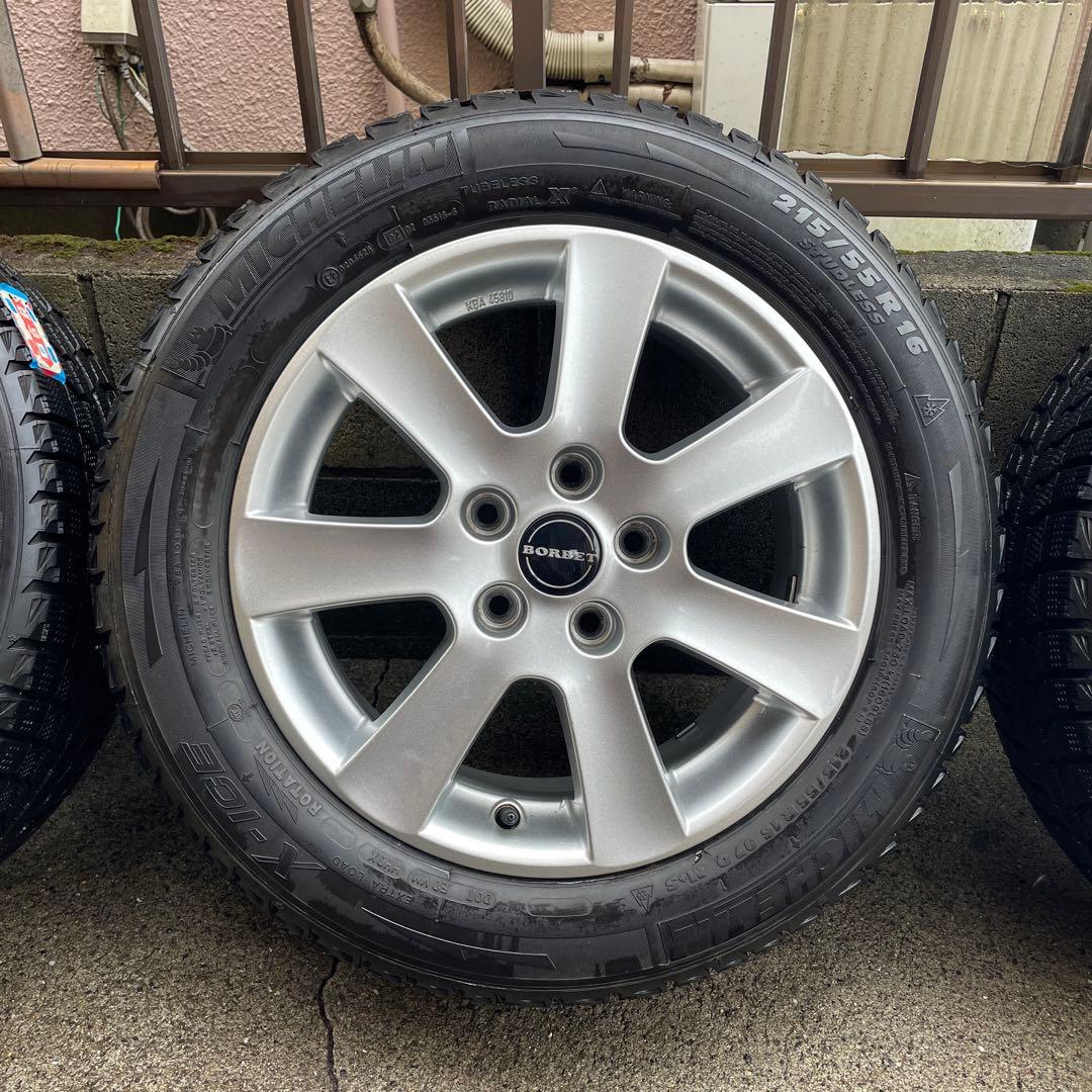 BORBET スタッドレスホイールセット 215/55 R16