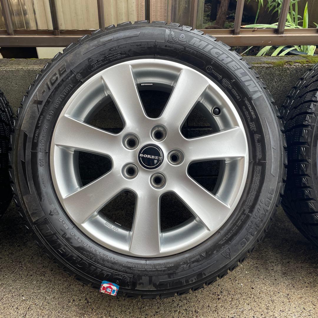 BORBET スタッドレスホイールセット 215/55 R16