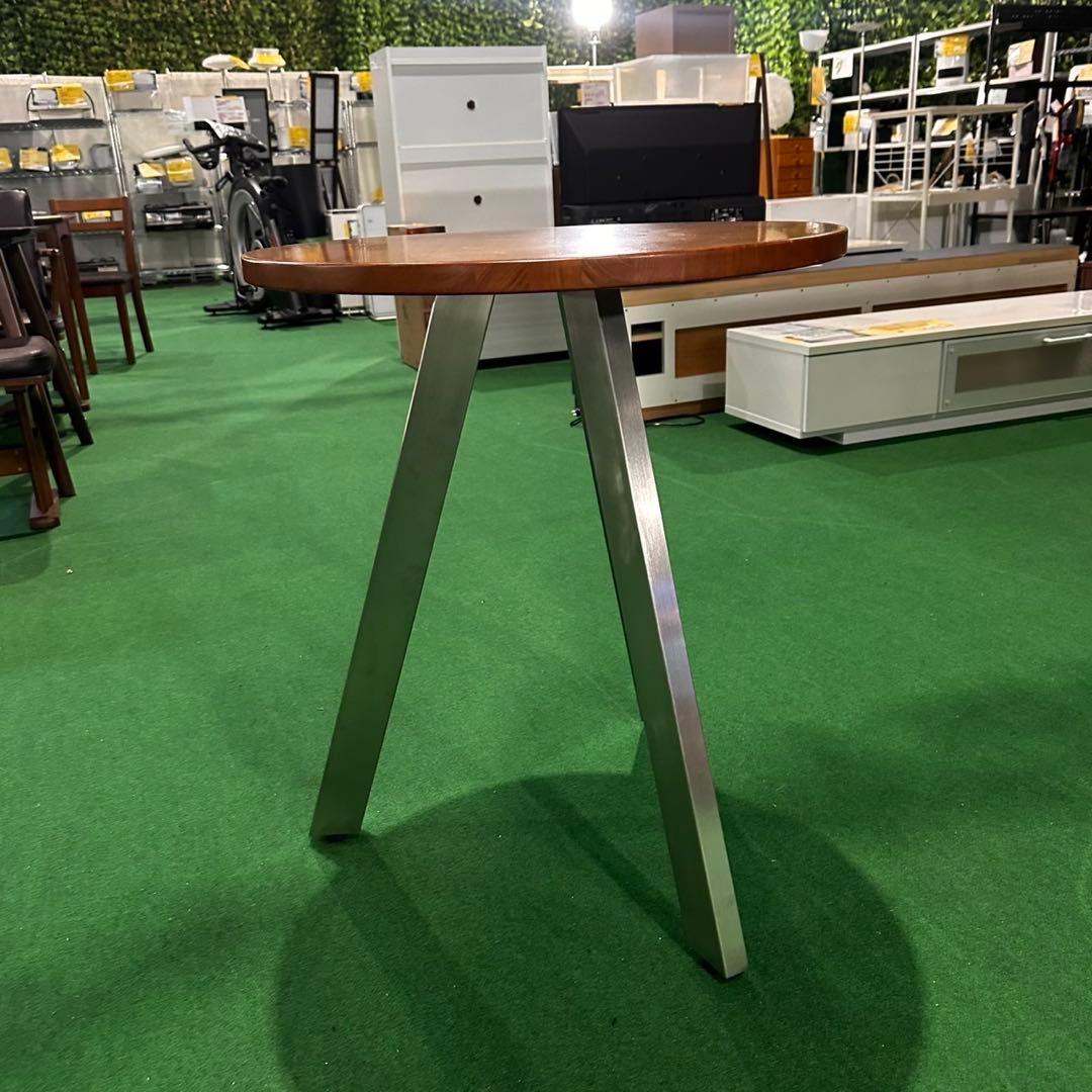 KANADEMONO ラウンドテーブル 天然木 モダン 家具 E074