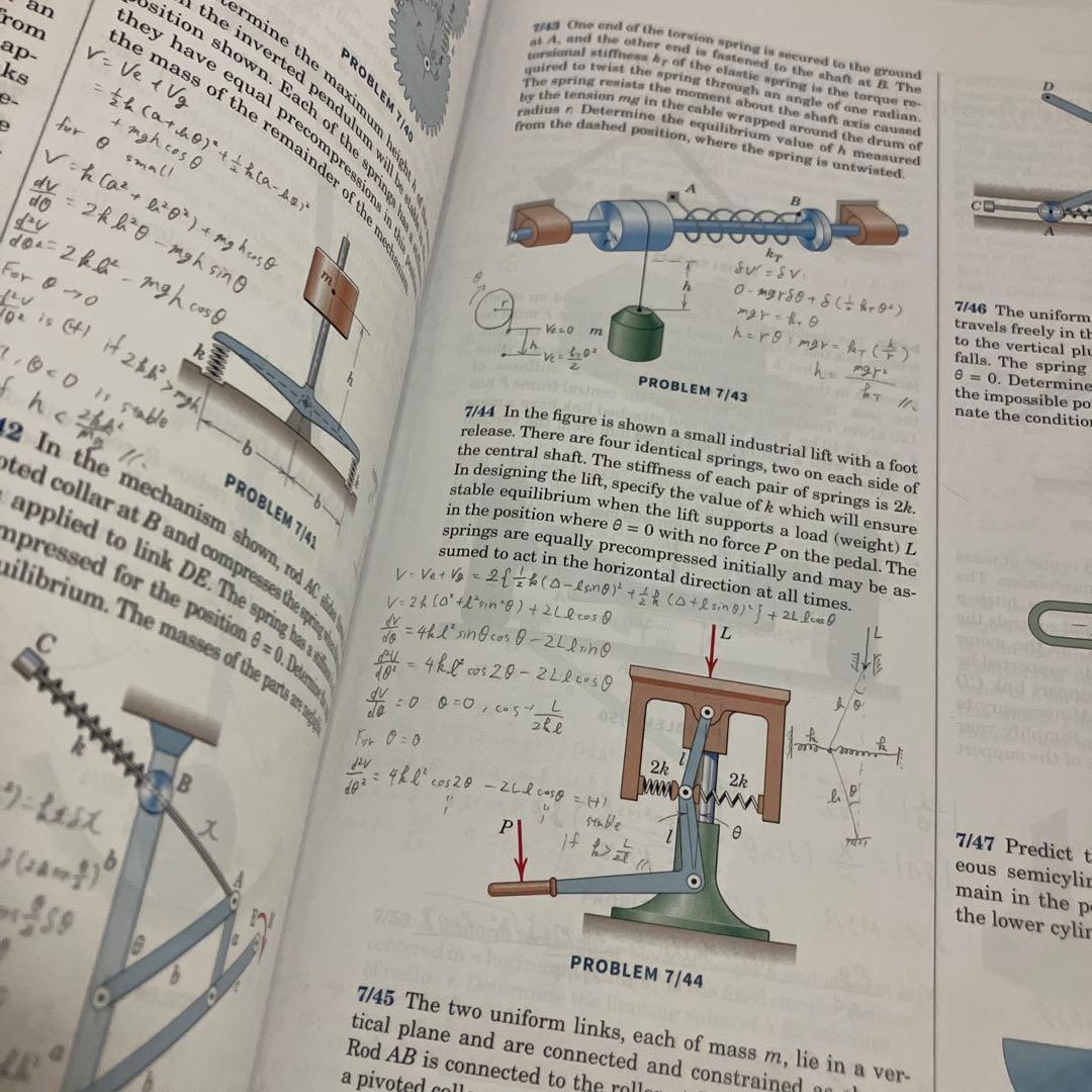 2冊セット　Meriam's ENGINEERING MECHANICS