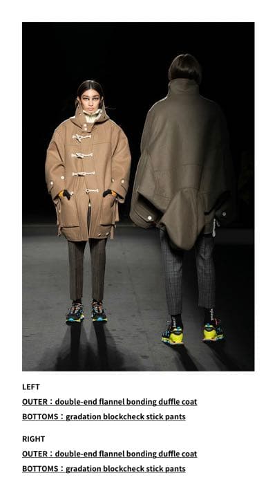 beautiful people ダブルエンド ダッフルコート