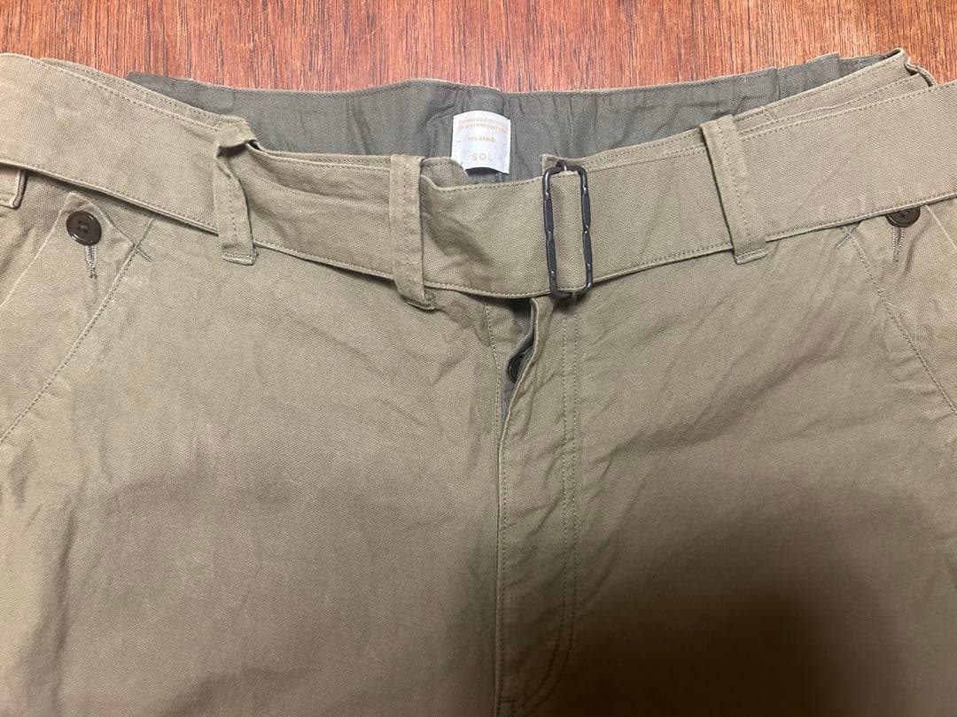 OUTIL別注/21AW/Motorcycle Belted Pantsサイズ4