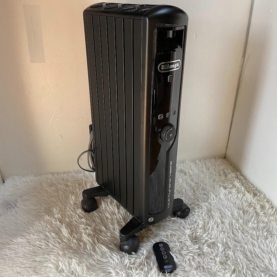 DeLonghi デロンギ MDHU09 ブラック オイルヒーター リモコン付
