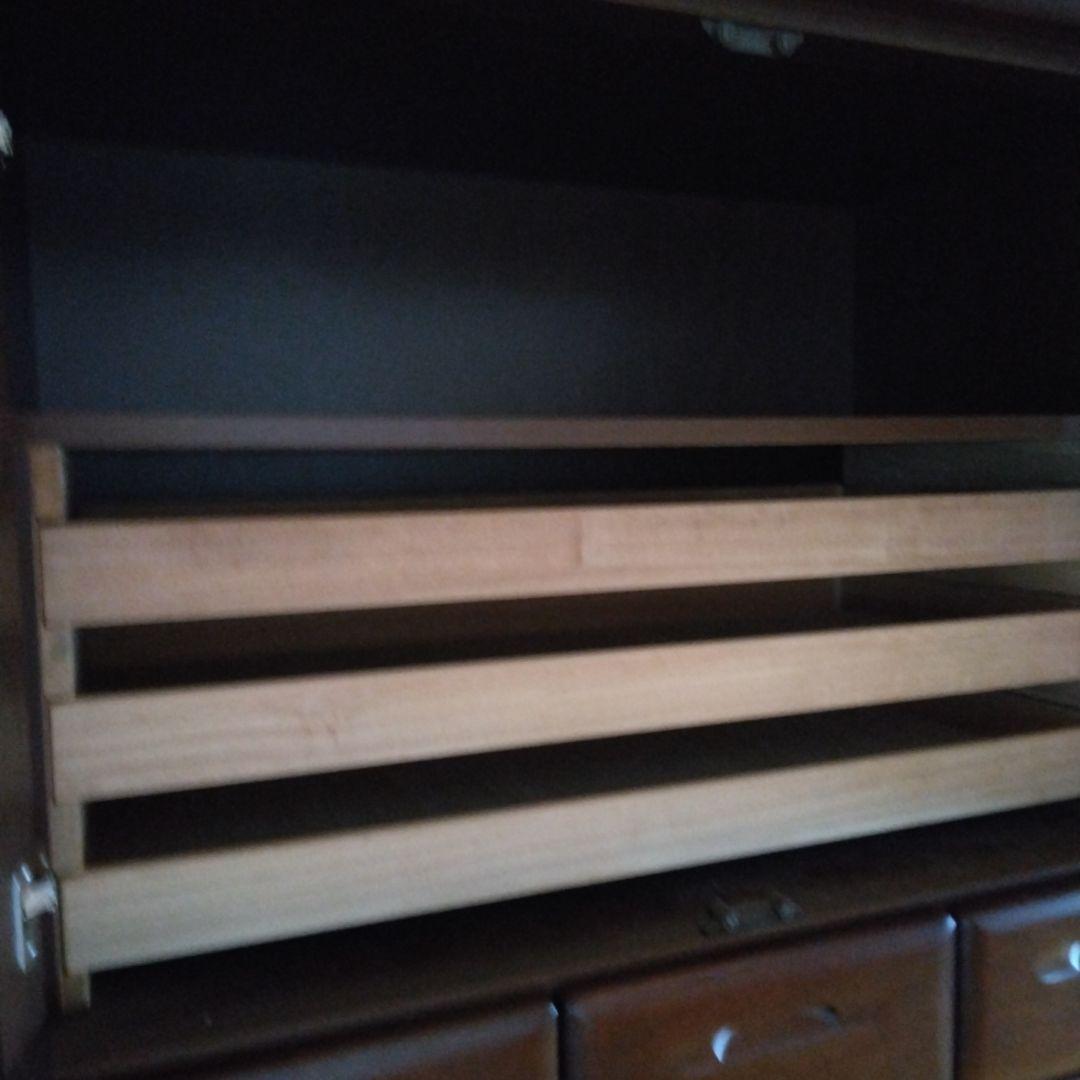 ダークブラウン引き出し付き和箪笥