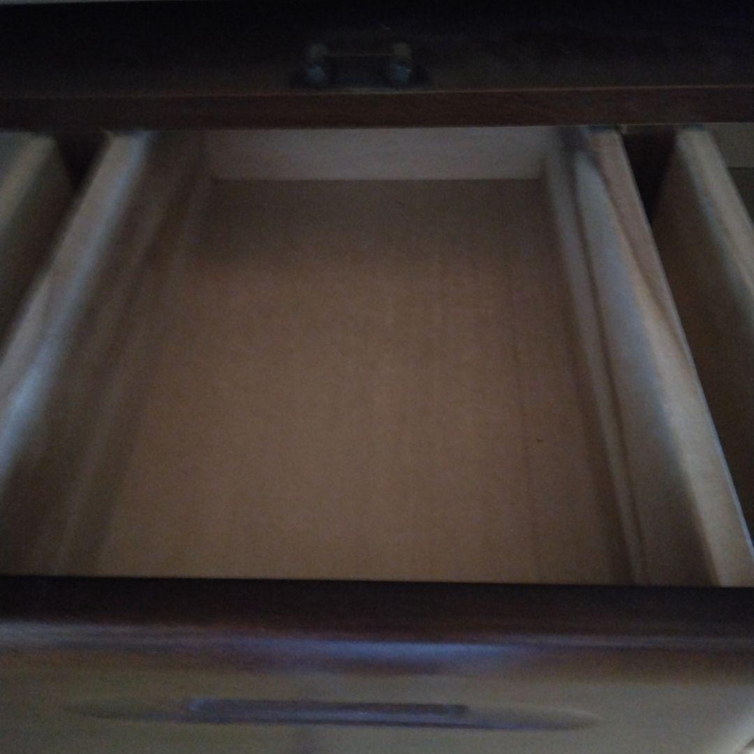 ダークブラウン引き出し付き和箪笥