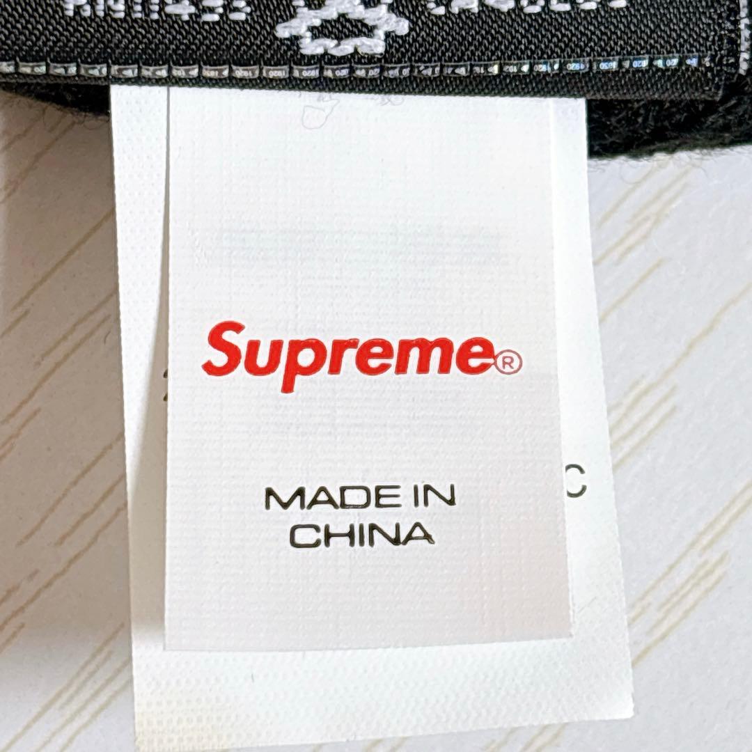 Supreme NEW ERA ツノ　デビル　Sロゴ ニット帽　ブラック　黒