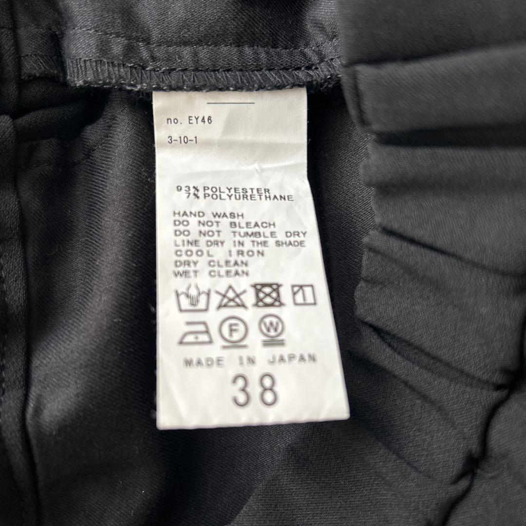 フレームワーク セミフレアパンツ Black 38