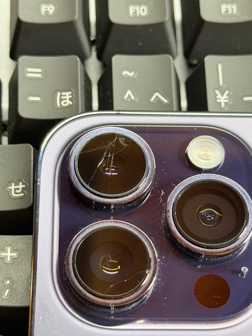 SIMフリー iPhone 14 Pro 256GB ディープパープル ジャンク