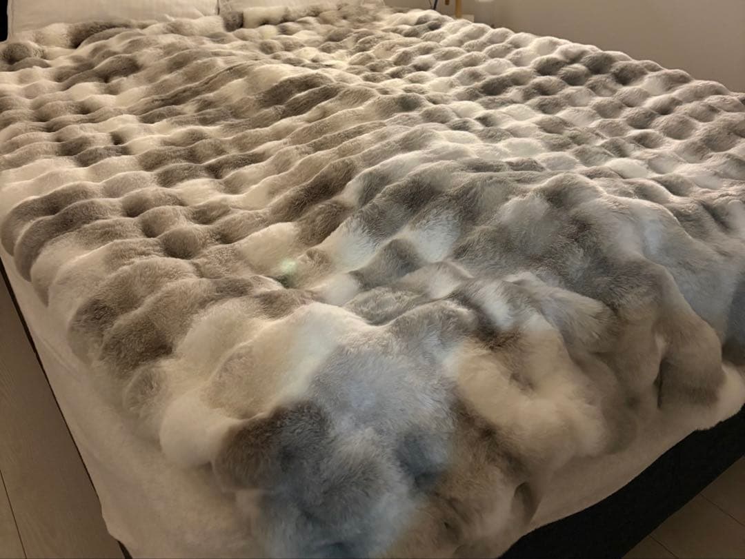 フランフラン　WARMY ポコモコファー　セミダブル