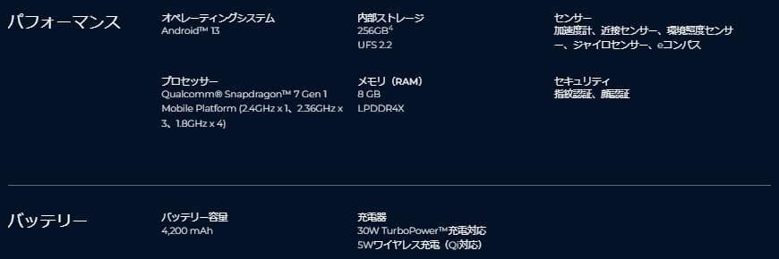motorola razr 40s Softbank版SIMロック解除済み