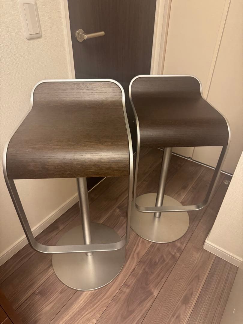 Lapalma ラパルマ　LEM レム　　カウンタースツール　シンプル　茶②