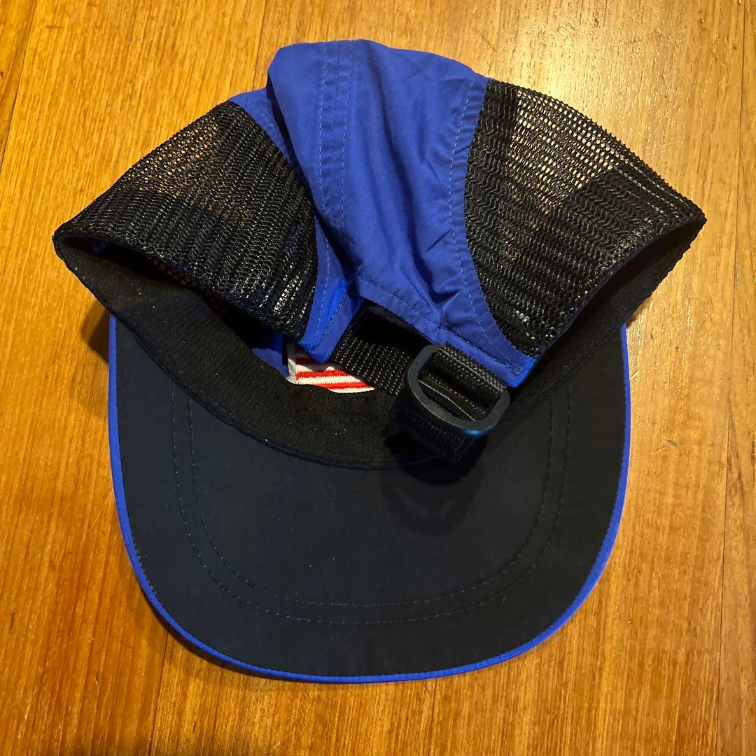 MADE IN USA　90s　POLO SPORT　キャップ　星条旗刺繍　青黒