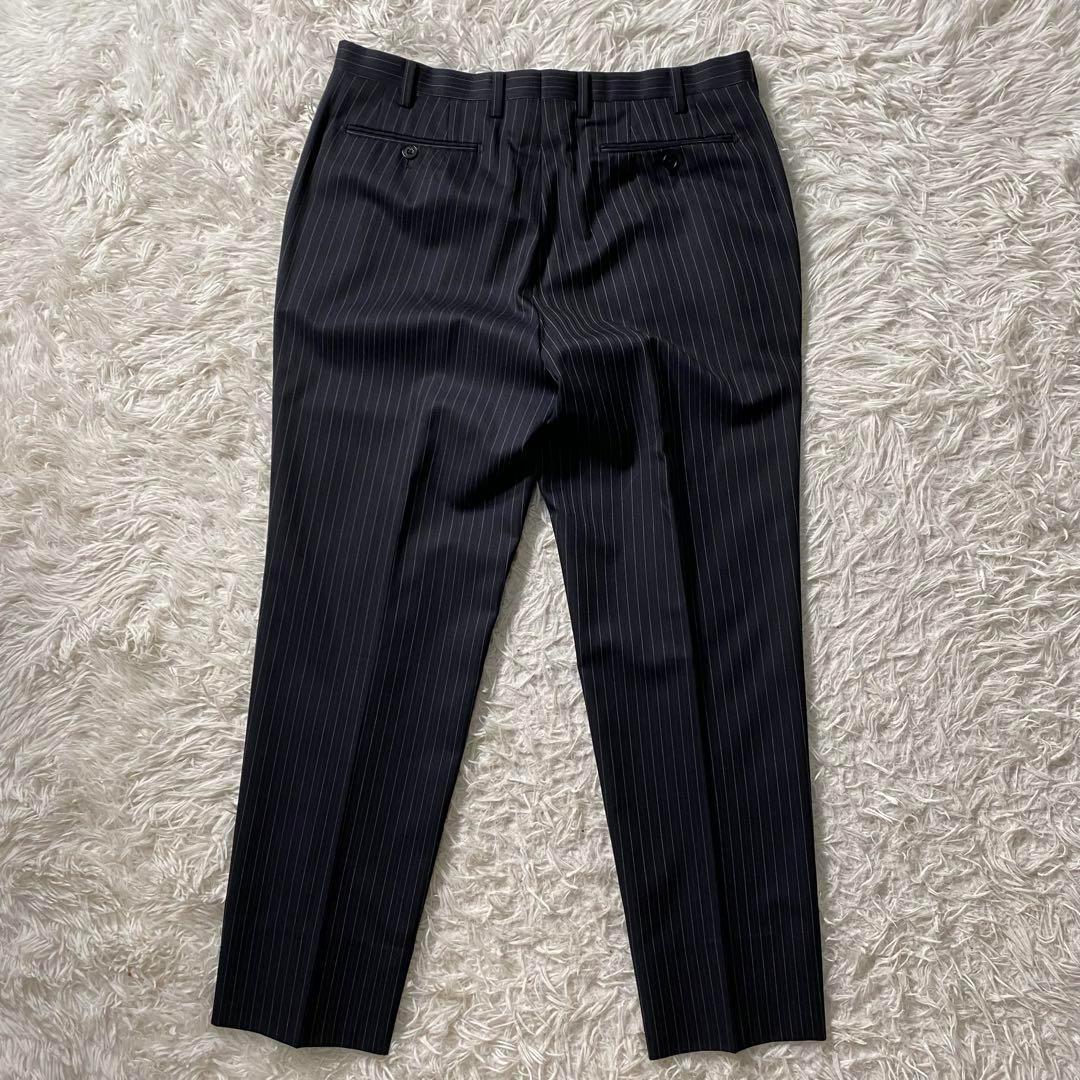 【極美品】バーバリーブラックレーベル　セットアップスーツ　通年ウール　シルク混