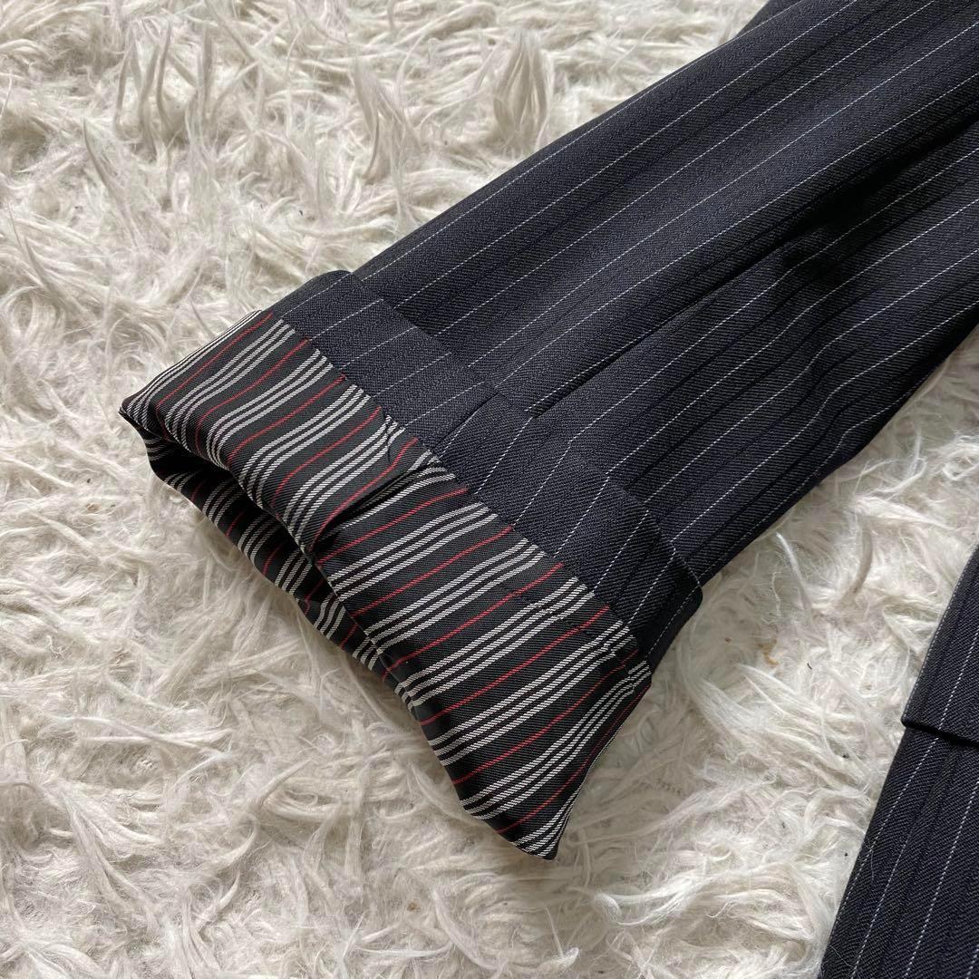 【極美品】バーバリーブラックレーベル　セットアップスーツ　通年ウール　シルク混