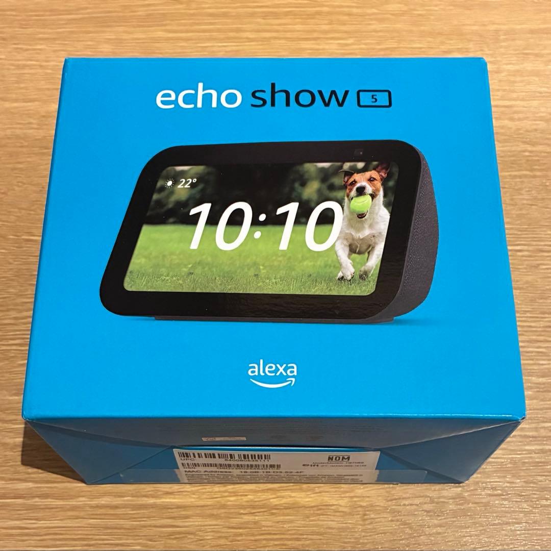 【新品・未開封】Amazon Echo Show 5 第3世代 チャコール 黒