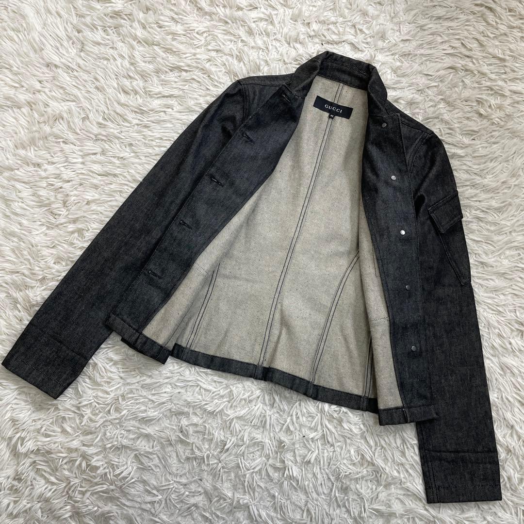 sasa　イタリア製　GUCCI グッチ　デニムジャケット　黒　42
