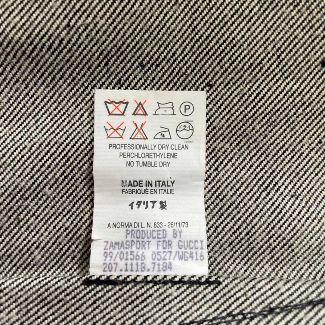 sasa　イタリア製　GUCCI グッチ　デニムジャケット　黒　42