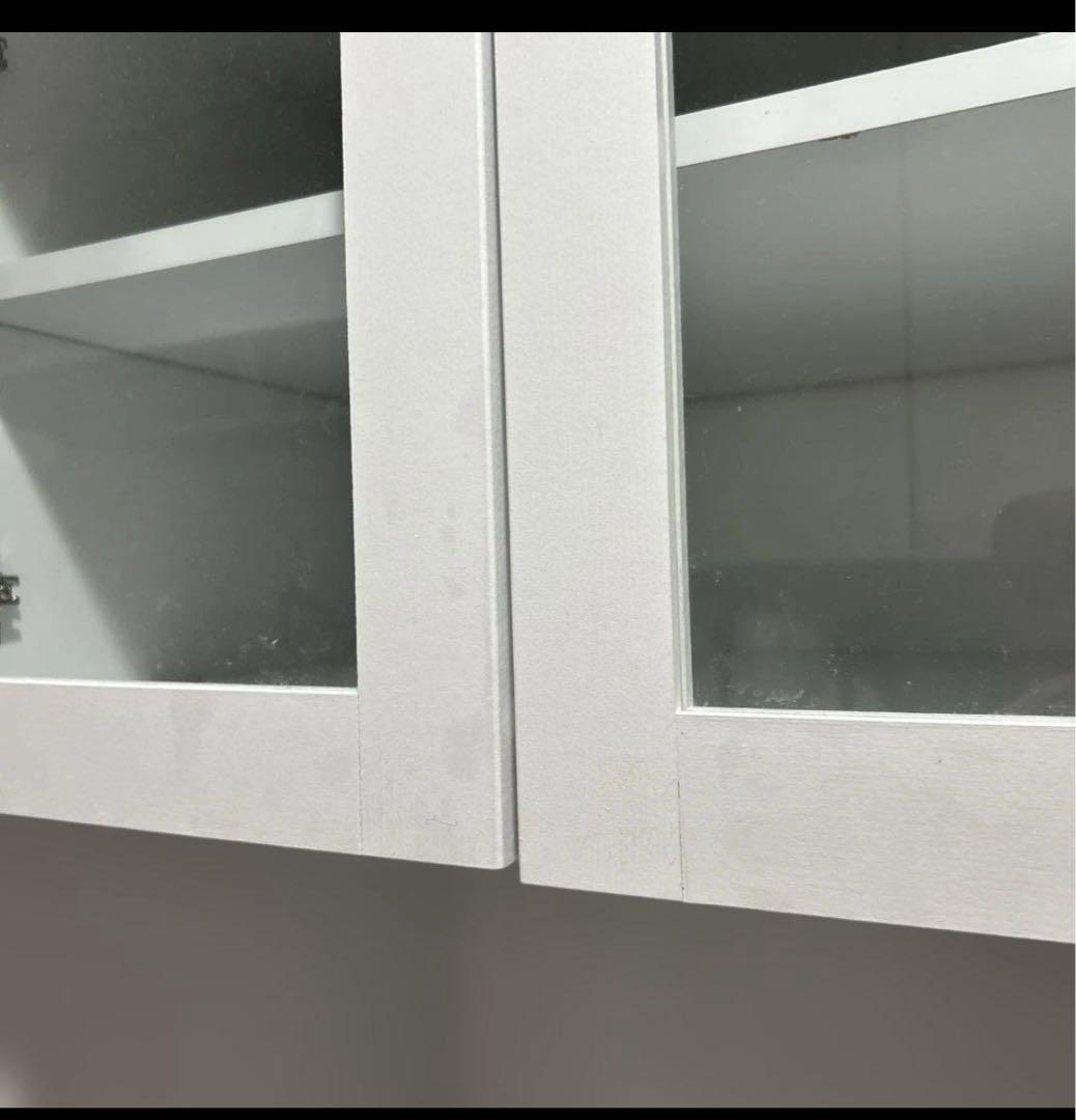 【LOWYA】キッチンラック　レンジ台食器棚