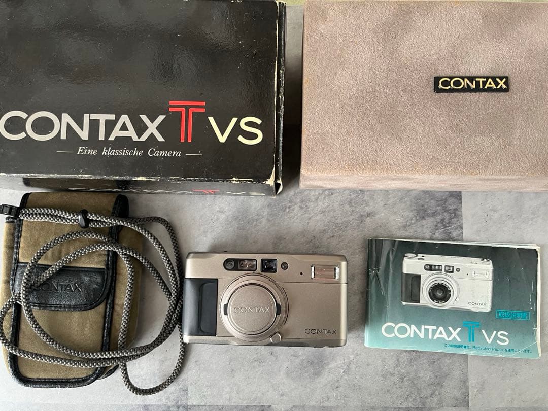【専用】CONTAX Tvs シルバー コンパクトフィルムカメラ ジャンク品