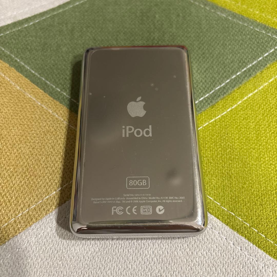 Apple iPod classic 第5世代 80GB 本体＋本革ケース付