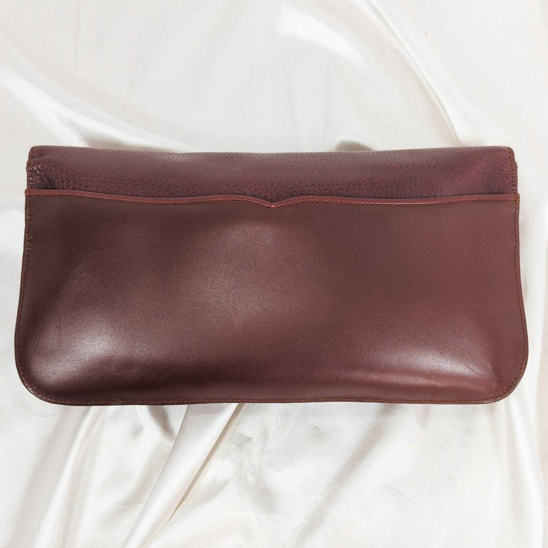 【極美品】 カルティエ マスト ドゥ クラッチバッグ 保存袋付き